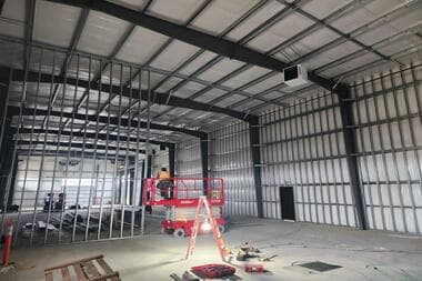 T-bar ceiling installation by certified ceiling contractor in Saskatoon