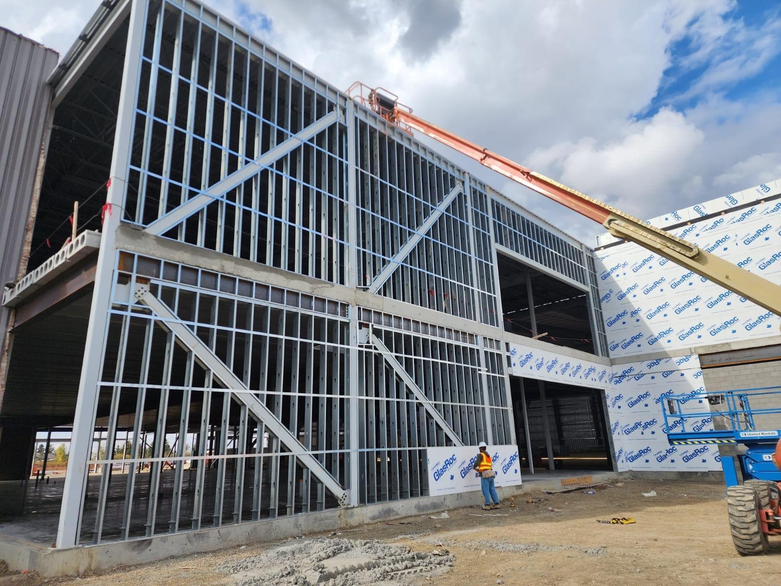 Commercial drywall and framing project completed in Saskatoon, Saskatchewan